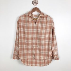 Madewell Central Shirt Danville Plaid Button Up